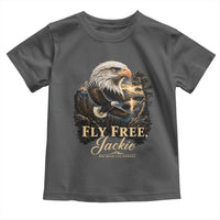 Fly Free Jackie Big Bear Bald Eagle Memorial Toddler T Shirt California Valley Sunset Forest Nature Graphic