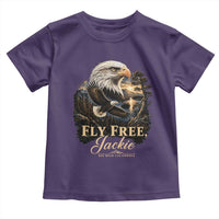 Fly Free Jackie Big Bear Bald Eagle Memorial Toddler T Shirt California Valley Sunset Forest Nature Graphic