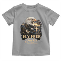 Fly Free Jackie Big Bear Bald Eagle Memorial Toddler T Shirt California Valley Sunset Forest Nature Graphic