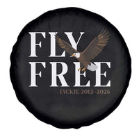 Fly Free Jackie Eagle 2012 2026 Memorial Spare Tire Cover Soaring Wilderness Tribute