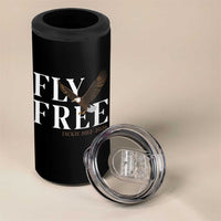 Fly Free Jackie Eagle 2012 2026 Memorial 4 in 1 Can Cooler Tumbler Soaring Wilderness Tribute