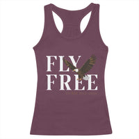 Fly Free Jackie Eagle 2012 2026 Memorial Racerback Tank Top Soaring Wilderness Tribute