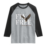 Fly Free Jackie Eagle 2012 2026 Memorial Raglan Shirt Soaring Wilderness Tribute