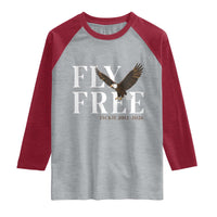 Fly Free Jackie Eagle 2012 2026 Memorial Raglan Shirt Soaring Wilderness Tribute