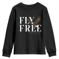 Fly Free Jackie Eagle 2012 2026 Memorial Youth Sweatshirt Soaring Wilderness Tribute