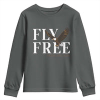 Fly Free Jackie Eagle 2012 2026 Memorial Youth Sweatshirt Soaring Wilderness Tribute