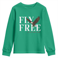 Fly Free Jackie Eagle 2012 2026 Memorial Youth Sweatshirt Soaring Wilderness Tribute