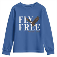 Fly Free Jackie Eagle 2012 2026 Memorial Youth Sweatshirt Soaring Wilderness Tribute