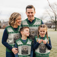 In Loving Memory of Jackie Eagle Memorial Portrait V-Neck Knit Sweater Vest 2012 2026 Legacy Of Strength Wilderness Tribute