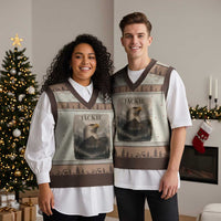 In Loving Memory of Jackie Eagle Memorial Portrait V-Neck Knit Sweater Vest 2012 2026 Legacy Of Strength Wilderness Tribute