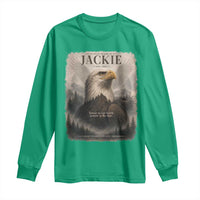 In Loving Memory of Jackie Eagle Memorial Portrait Long Sleeve Shirt 2012 2026 Legacy Of Strength Wilderness Tribute