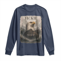 In Loving Memory of Jackie Eagle Memorial Portrait Long Sleeve Shirt 2012 2026 Legacy Of Strength Wilderness Tribute