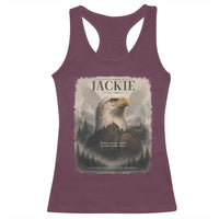 In Loving Memory of Jackie Eagle Memorial Portrait Racerback Tank Top 2012 2026 Legacy Of Strength Wilderness Tribute