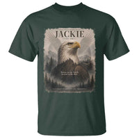 In Loving Memory of Jackie Eagle Memorial Portrait T Shirt 2012 2026 Legacy Of Strength Wilderness Tribute