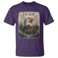 In Loving Memory of Jackie Eagle Memorial Portrait T Shirt 2012 2026 Legacy Of Strength Wilderness Tribute