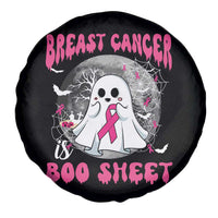 Breast Cancer Boo Sheet Spare Tire Cover Pink Halloween Support Squad