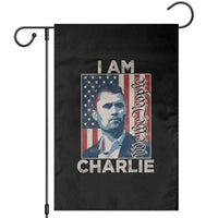 Stand With Charlie Garden Flag Patriotic Free Speech We The People American Flag Graphic - Wonder Print Shop