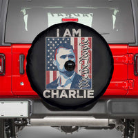 Stand With Charlie Spare Tire Cover Patriotic Free Speech We The People American Flag Graphic - Wonder Print Shop