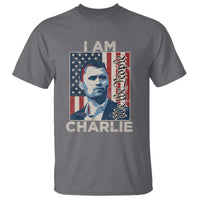 Stand With Charlie T Shirt Patriotic Free Speech We The People American Flag Graphic - Wonder Print Shop