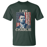 Stand With Charlie T Shirt Patriotic Free Speech We The People American Flag Graphic - Wonder Print Shop