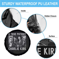 Charlie Kirk Tribute Spare Tire Cover A True Patriot Conservative Memorial - Wonder Print Shop