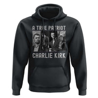 Charlie Kirk Tribute Hoodie A True Patriot Conservative Memorial - Wonder Print Shop