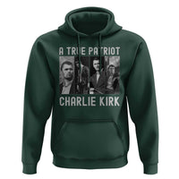 Charlie Kirk Tribute Hoodie A True Patriot Conservative Memorial - Wonder Print Shop