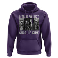 Charlie Kirk Tribute Hoodie A True Patriot Conservative Memorial - Wonder Print Shop