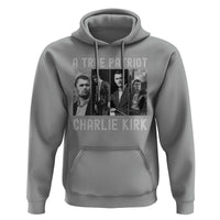 Charlie Kirk Tribute Hoodie A True Patriot Conservative Memorial - Wonder Print Shop