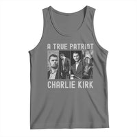 Charlie Kirk Tribute Tank Top A True Patriot Conservative Memorial - Wonder Print Shop