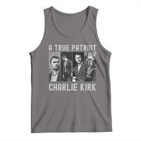 Charlie Kirk Tribute Tank Top A True Patriot Conservative Memorial - Wonder Print Shop