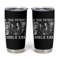 Charlie Kirk Tribute Tumbler Cup A True Patriot Conservative Memorial - Wonder Print Shop