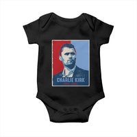 Charlie Kirk Tribute Baby Onesie Freedom Hope Memorial 1993 2025 - Wonder Print Shop
