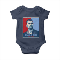 Charlie Kirk Tribute Baby Onesie Freedom Hope Memorial 1993 2025 - Wonder Print Shop