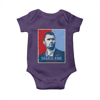 Charlie Kirk Tribute Baby Onesie Freedom Hope Memorial 1993 2025 - Wonder Print Shop