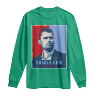 Charlie Kirk Tribute Long Sleeve Shirt Freedom Hope Memorial 1993 2025 - Wonder Print Shop