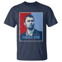 Charlie Kirk Tribute T Shirt Freedom Hope Memorial 1993 2025 - Wonder Print Shop