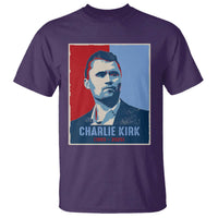 Charlie Kirk Tribute T Shirt Freedom Hope Memorial 1993 2025 - Wonder Print Shop