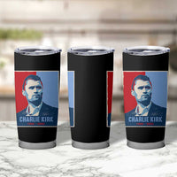 Charlie Kirk Tribute Tumbler Cup Freedom Hope Memorial 1993 2025 - Wonder Print Shop