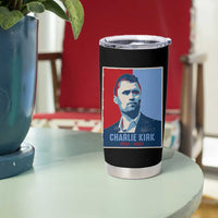 Charlie Kirk Tribute Tumbler Cup Freedom Hope Memorial 1993 2025 - Wonder Print Shop