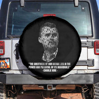 Charlie Kirk Legacy Spare Tire Cover Greatness of Our Nation American True Patriot - Wonder Print Shop