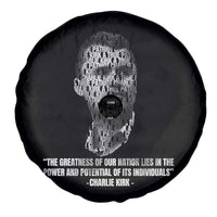 Charlie Kirk Legacy Spare Tire Cover Greatness of Our Nation American True Patriot - Wonder Print Shop