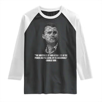 Charlie Kirk Legacy Raglan Shirt Greatness of Our Nation American True Patriot - Wonder Print Shop