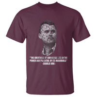 Charlie Kirk Legacy T Shirt Greatness of Our Nation American True Patriot - Wonder Print Shop