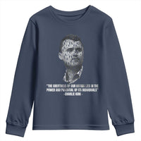 Charlie Kirk Legacy Youth Sweatshirt Greatness of Our Nation American True Patriot - Wonder Print Shop