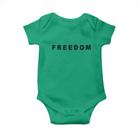 Freedom Statement Baby Onesie Free Speech Charlie Kirk Tribute - Wonder Print Shop