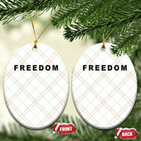 Freedom Statement Ceramic Ornament Free Speech Charlie Kirk Tribute - Wonder Print Shop