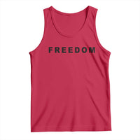 Freedom Statement Tank Top Free Speech Charlie Kirk Tribute - Wonder Print Shop