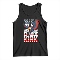 We Are Charlie Kirk Patriotic Tank Top United We Stand Strong and Honor American Eagle Graphic - Wonder Print Shop
