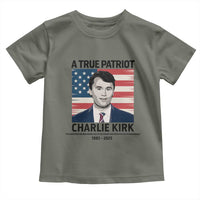 A True Patriot Memorial Toddler T Shirt Charlie Kirk Legacy The Greatness of Our Nation - Wonder Print Shop